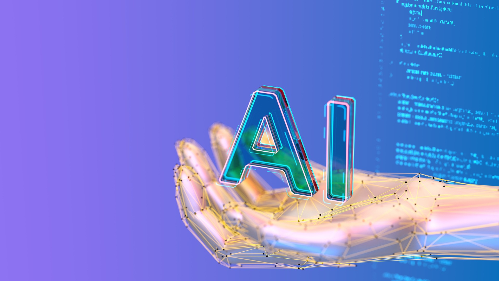 Artificial Intelligence digital concept AI chatbot. AI chatbot assistant